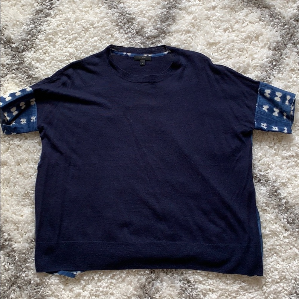 Jcrew short sleeve flowy top